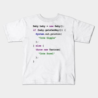 Java Code New Baby Kids T-Shirt